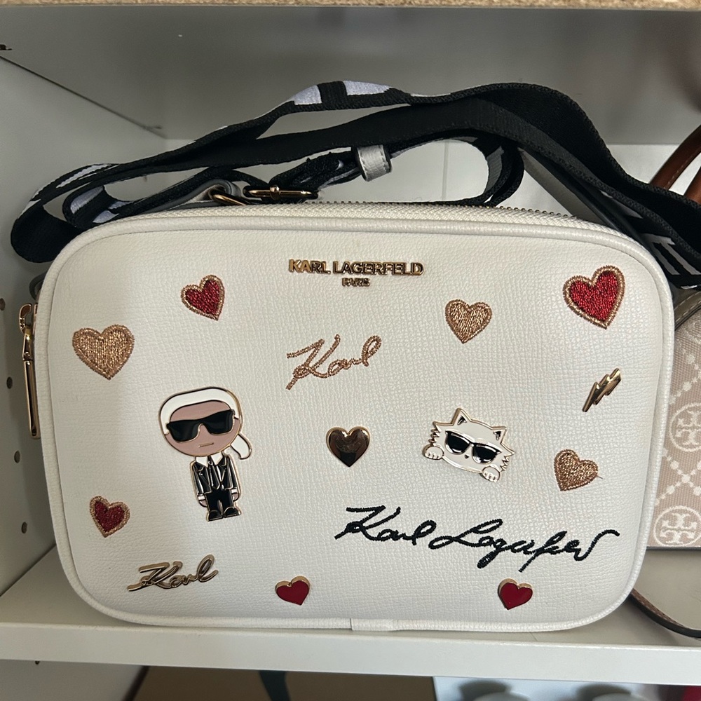 Karl Lagerfeld Paris The Embellished Maybelle Camera Crossbody
